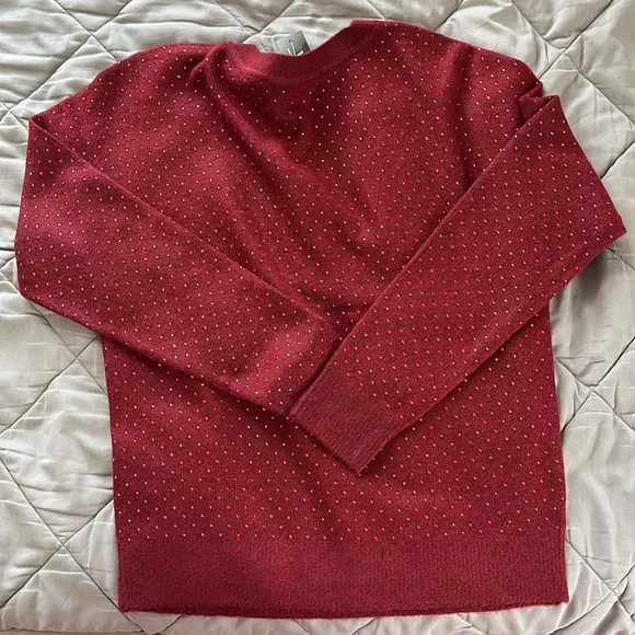 White House Black Market Sparkly Sweater Size S NWT - Picture 2 of 4